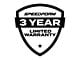 SEC10 Rear Vertical Stripe with 4x4 Logo; Matte Black (07-24 Silverado 1500)