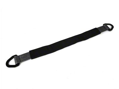 SpeedStrap 2-Inch x 30-Inch Axle Strap with D-Rings; Black