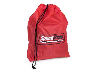 SpeedStrap Draw String Storage Bag; Red