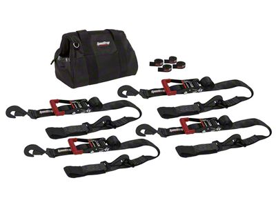 SpeedStrap Off-Road Tie-Down Kit; Black