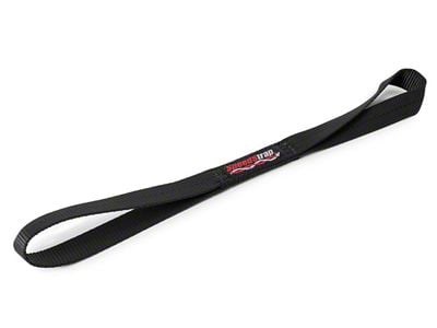 SpeedStrap 1-Inch x 18-Inch Soft Tie Extension; Black