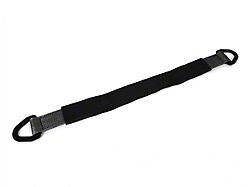 SpeedStrap 2-Inch x 30-Inch Axle Strap with D-Rings; Black