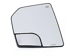 Spotter Mirror Heated Mirror Glass; Driver Side (15-20 F-150)