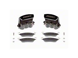 SSBC-USA Tri-Power Rear 3-Piston Quick Change Caliper and Semi-Metallic Brake Pad Upgrade Kit; Black (05-07 F-250 Super Duty)