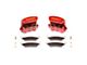 SSBC-USA Tri-Power Rear 3-Piston Quick Change Caliper and Semi-Metallic Brake Pad Upgrade Kit; Red (05-07 F-250 Super Duty)