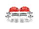 SSBC-USA Barbarian Rear 8-Piston Direct Fit Caliper and Semi-Metallic Brake Pad Upgrade Kit; Red Calipers (09-18 RAM 2500)