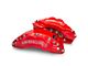 SSBC-USA Barbarian Rear 8-Piston Direct Fit Caliper and Semi-Metallic Brake Pad Upgrade Kit; Red Calipers (09-18 RAM 2500)