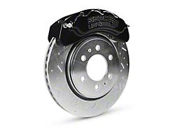 SSBC-USA B8-Brawler Front 8-Piston Direct Fit Caliper and Semi-Metallic Brake Pad Upgrade Kit with Cross-Drilled Slotted Rotors; Black Calipers (07-18 4WD Sierra 1500)