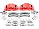 SSBC-USA Barbarian Front 8-Piston Direct Fit Caliper and Semi-Metallic Brake Pad Upgrade Kit; Red Calipers (20-24 Sierra 2500 HD)