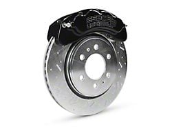 SSBC-USA B8-Brawler Front 8-Piston Direct Fit Caliper and Semi-Metallic Brake Pad Upgrade Kit with Cross-Drilled Slotted Rotors; Black Calipers (07-18 4WD Silverado 1500)