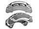 SSBC-USA B8-Brawler Front 8-Piston Direct Fit Caliper and Semi-Metallic Brake Pad Upgrade Kit with Cross-Drilled Slotted Rotors; Clear Anodized Calipers (07-20 4WD Tahoe)