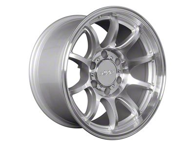 SSW Off-Road Wheels Apex Machined Silver 6-Lug Wheel; 17x9; -25mm Offset (2024 Ranger)