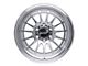 SSW Off-Road Wheels Dakar Machined Silver 6-Lug Wheel; 17x9; -25mm Offset (2024 Ranger)