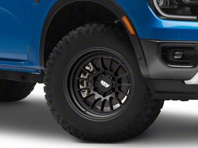 SSW Off-Road Wheels Dakar Matte Black 6-Lug Wheel; 17x9; -25mm Offset (24-25 Ranger)