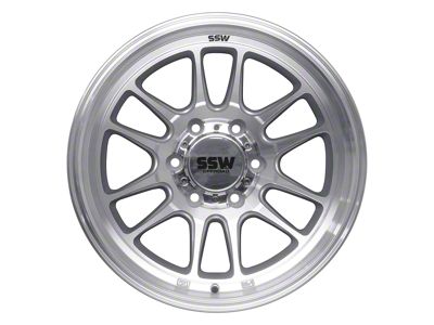 SSW Off-Road Wheels Raptor Machined Silver 6-Lug Wheel; 17x9; -12mm Offset (23-24 Canyon)