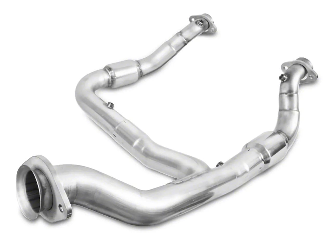 Stainless Works F-150 Catted Downpipe; Factory Connect T528035 (15-20 2 ...