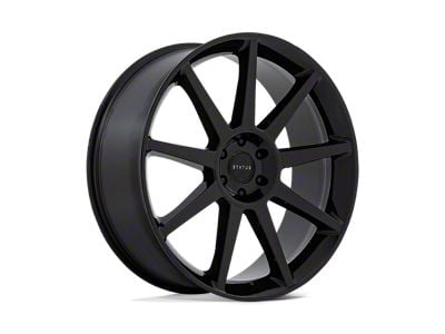 Status Mammoth Gloss Black 6-Lug Wheel; 24x10; 30mm Offset (04-08 F-150)