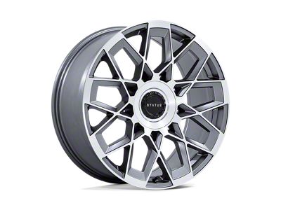 Status Matrix Anthracite Mirrored 6-Lug Wheel; 22x9.5; 25mm Offset (04-08 F-150)