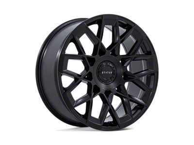 Status Matrix Matte Black 6-Lug Wheel; 22x9.5; 25mm Offset (04-08 F-150)