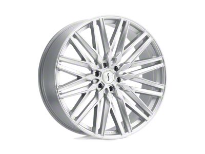 Status Adamas Silver with Mirror Cut Face 6-Lug Wheel; 20x9; 15mm Offset (07-13 Sierra 1500)