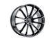 Status Goliath Gloss Black 6-Lug Wheel; 22x9.5; 15mm Offset (07-13 Sierra 1500)