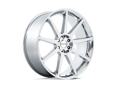 Status Mammoth Chrome 6-Lug Wheel; 24x10; 30mm Offset (07-13 Sierra 1500)