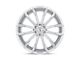 Status Mastadon Silver with Brushed Machined Face 6-Lug Wheel; 20x9; 15mm Offset (07-13 Sierra 1500)