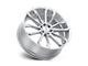 Status Mastadon Silver with Brushed Machined Face 6-Lug Wheel; 22x9.5; 15mm Offset (07-13 Sierra 1500)