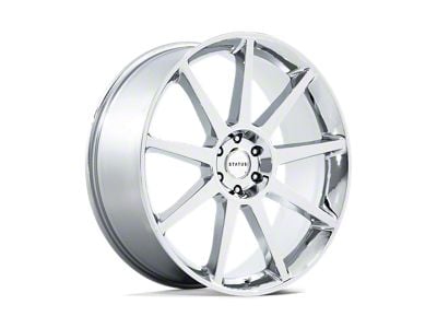 Status Mammoth Chrome 6-Lug Wheel; 24x10; 30mm Offset (07-13 Silverado 1500)