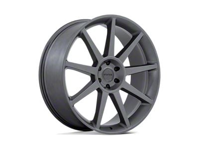 Status Mammoth Matte Anthracite 6-Lug Wheel; 24x10; 30mm Offset (07-13 Silverado 1500)