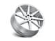 Status Brute Silver with Brushed Machined Face 6-Lug Wheel; 26x10; 15mm Offset (07-14 Tahoe)