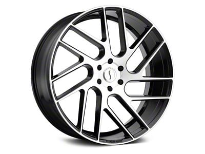 Status Juggernaut Gloss Black with Machined 6-Lug Wheel; 24x9.5; 15mm Offset (07-14 Tahoe)