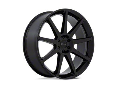 Status Mammoth Gloss Black 6-Lug Wheel; 24x10; 30mm Offset (07-14 Tahoe)