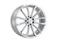 Status Mastadon Silver with Brushed Machined Face 6-Lug Wheel; 20x9; 15mm Offset (07-14 Tahoe)