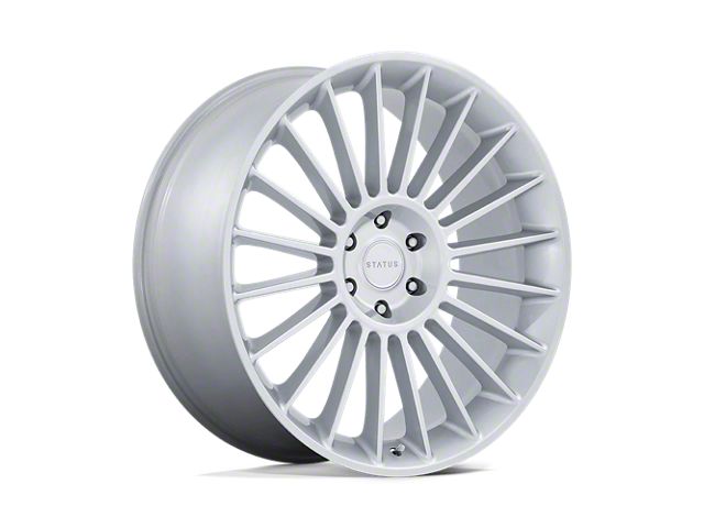 Status Venti Gloss Silver 6-Lug Wheel; 22x9.5; 25mm Offset (07-14 Tahoe)