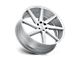 Status Brute Silver with Brushed Machined Face 6-Lug Wheel; 26x10; 15mm Offset (07-14 Yukon)