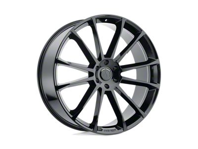 Status Goliath Gloss Black 6-Lug Wheel; 22x9.5; 15mm Offset (07-14 Yukon)