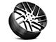 Status Juggernaut Gloss Black with Machined 6-Lug Wheel; 20x9; 5mm Offset (07-14 Yukon)