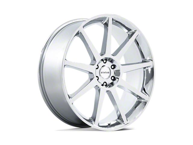 Status Mammoth Chrome 6-Lug Wheel; 22x9.5; 25mm Offset (09-14 F-150)