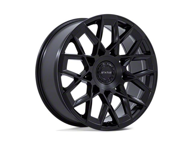 Status Matrix Matte Black 6-Lug Wheel; 24x10; 30mm Offset (09-14 F-150)