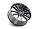 Status Goliath Gloss Black 6-Lug Wheel; 22x9.5; 15mm Offset (14-18 Sierra 1500)