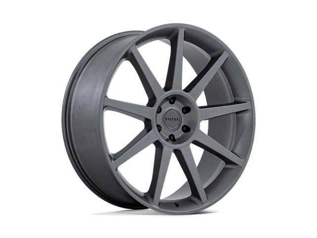 Status Mammoth Matte Anthracite 6-Lug Wheel; 22x9.5; 25mm Offset (14-18 Sierra 1500)