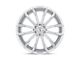 Status Mastadon Silver with Brushed Machined Face 6-Lug Wheel; 20x9; 15mm Offset (14-18 Sierra 1500)