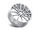 Status Mastadon Silver with Brushed Machined Face 6-Lug Wheel; 22x9.5; 15mm Offset (14-18 Sierra 1500)