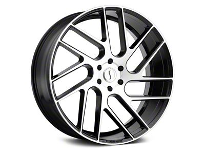 Status Juggernaut Gloss Black with Machined 6-Lug Wheel; 20x9; 5mm Offset (15-20 Tahoe)