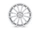 Status Mastadon Silver with Brushed Machined Face 6-Lug Wheel; 20x9; 15mm Offset (15-20 Yukon)