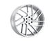 Status Juggernaut Silver with Brushed Machined Face 5-Lug Wheel; 20x9; 20mm Offset (94-01 RAM 1500)