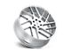 Status Juggernaut Silver with Brushed Machined Face 5-Lug Wheel; 20x9; 20mm Offset (94-01 RAM 1500)