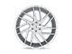 Status Juggernaut Silver with Brushed Machined Face 5-Lug Wheel; 20x9; 20mm Offset (94-01 RAM 1500)