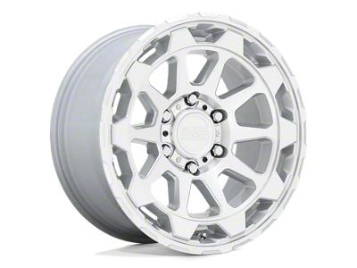 Status Adamas Silver with Mirror Cut Face 6-Lug Wheel; 22x9.5; 15mm Offset (99-06 Sierra 1500)